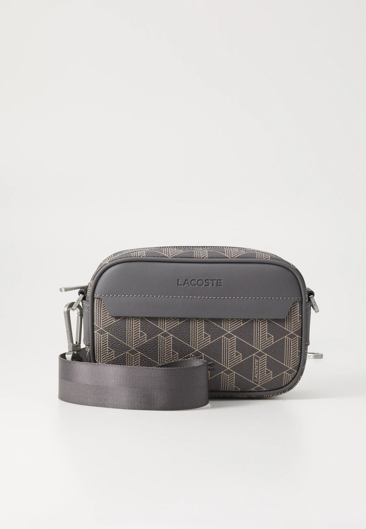 Monogram Camera Bag — Grey